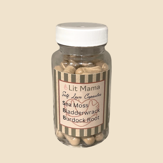 Self Love Capsules (Sea Moss, Bladderwrack, Burdock Root)